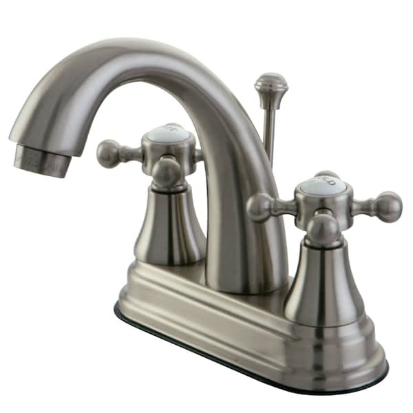 KS7618BX 4" Centerset Bathroom Faucet, Brushed Nickel